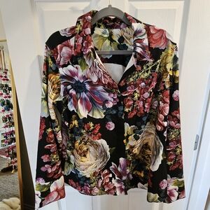 Express Portofino Floral Blouse
